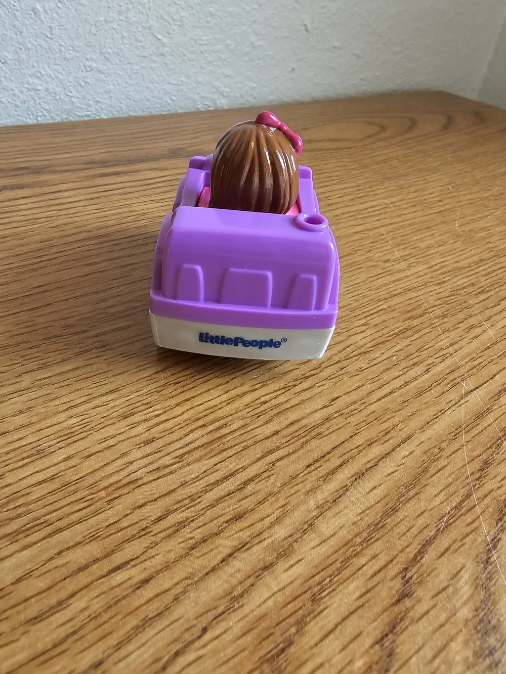 4/$10 Little People Wheelies Fisher Prixe Purple Car Girl 2014 Mattel